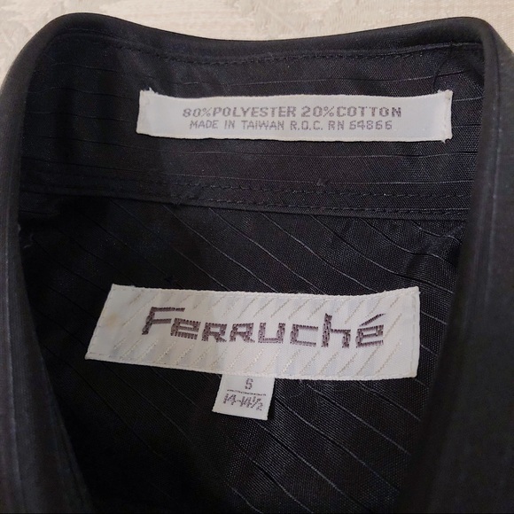 Smooth and Breathable Black Dress Shirt - No Iron - Picture 3 of 4